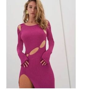 For Love & Lemons Lorelei Dress Long Sleeve Party Dress